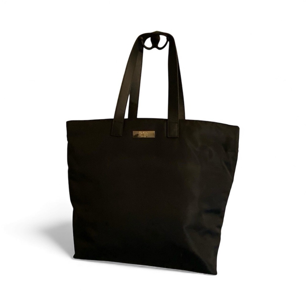 Boss Hugo Boss Parfum Black Tote Bag Purse Medium‎